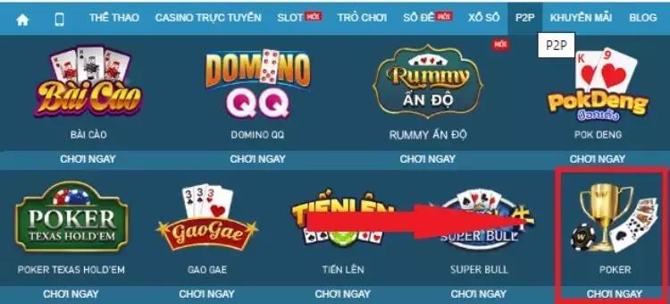 Ứng dụng Poker W88