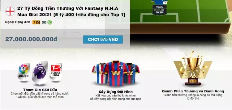 Thể thao fantasy W88